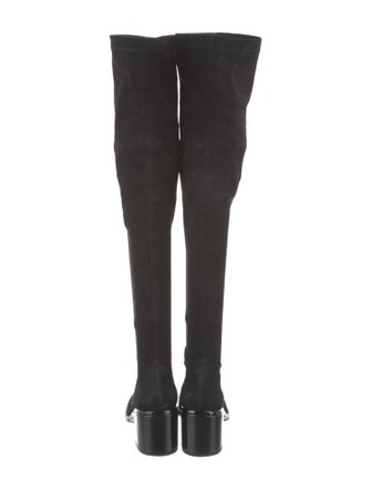 Robert Clergerie Suede Sock Boots