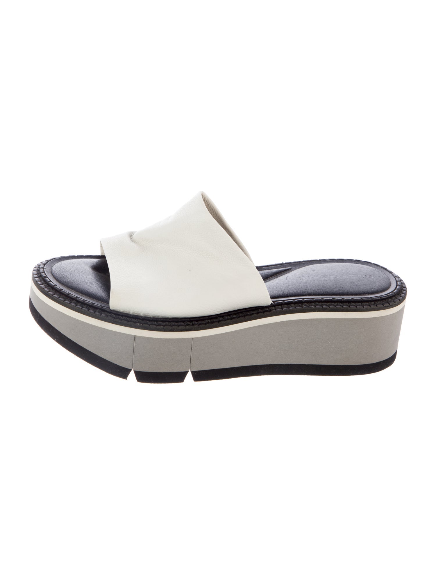 Robert Clergerie Leather Slides