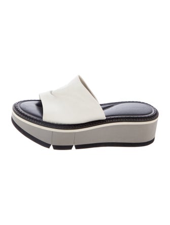 Robert Clergerie Leather Slides