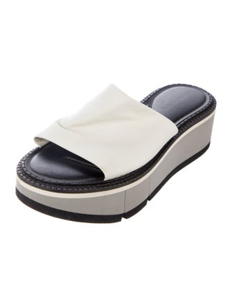 Robert Clergerie Leather Slides