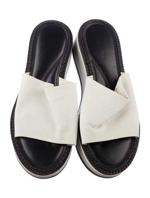 Robert Clergerie Leather Slides