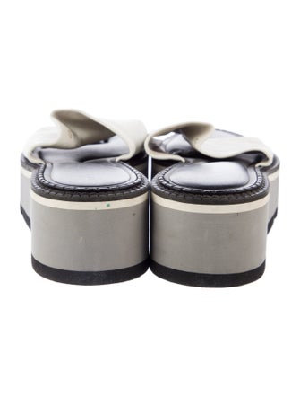 Robert Clergerie Leather Slides