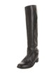 Robert Clergerie Leather Chain-Link Accents Riding Boots