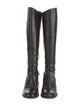 Robert Clergerie Leather Chain-Link Accents Riding Boots