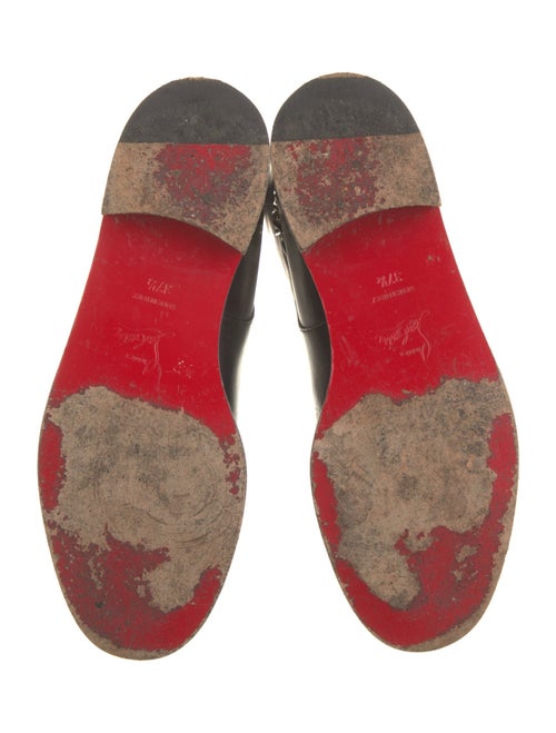 Robert Clergerie Leather Chain-Link Accents Riding Boots