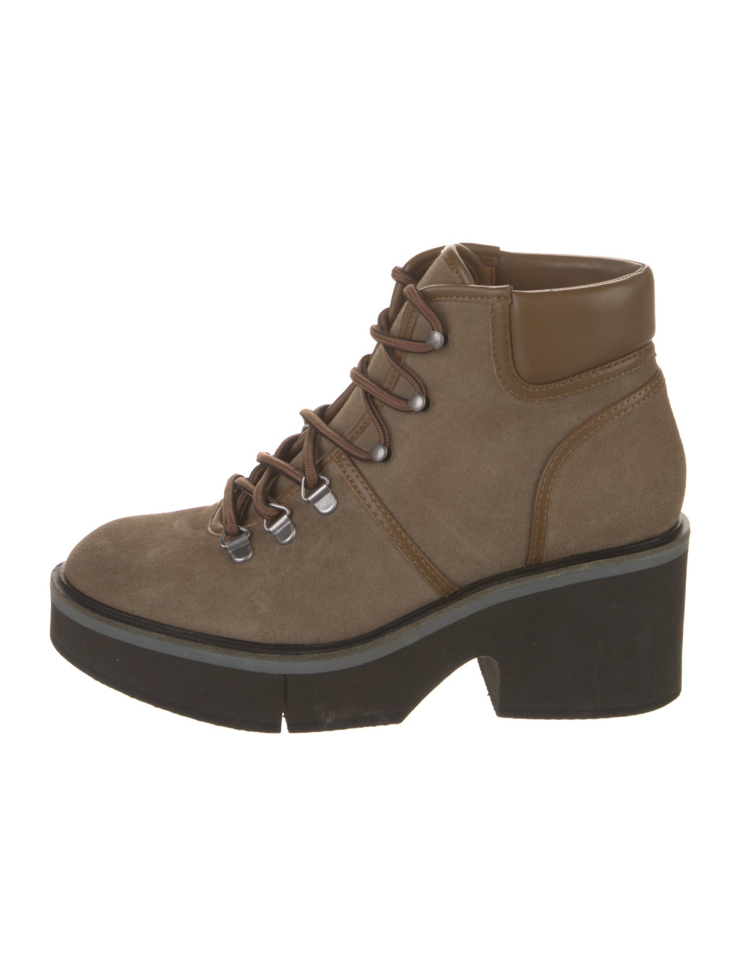 Robert Clergerie Suede Lace-Up Boots