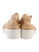 Robert Clergerie Straw Wedge Sneakers