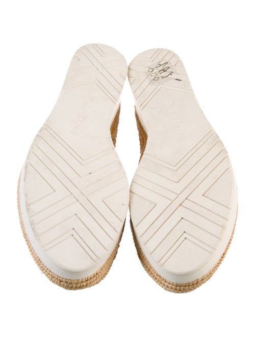 Robert Clergerie Straw Wedge Sneakers