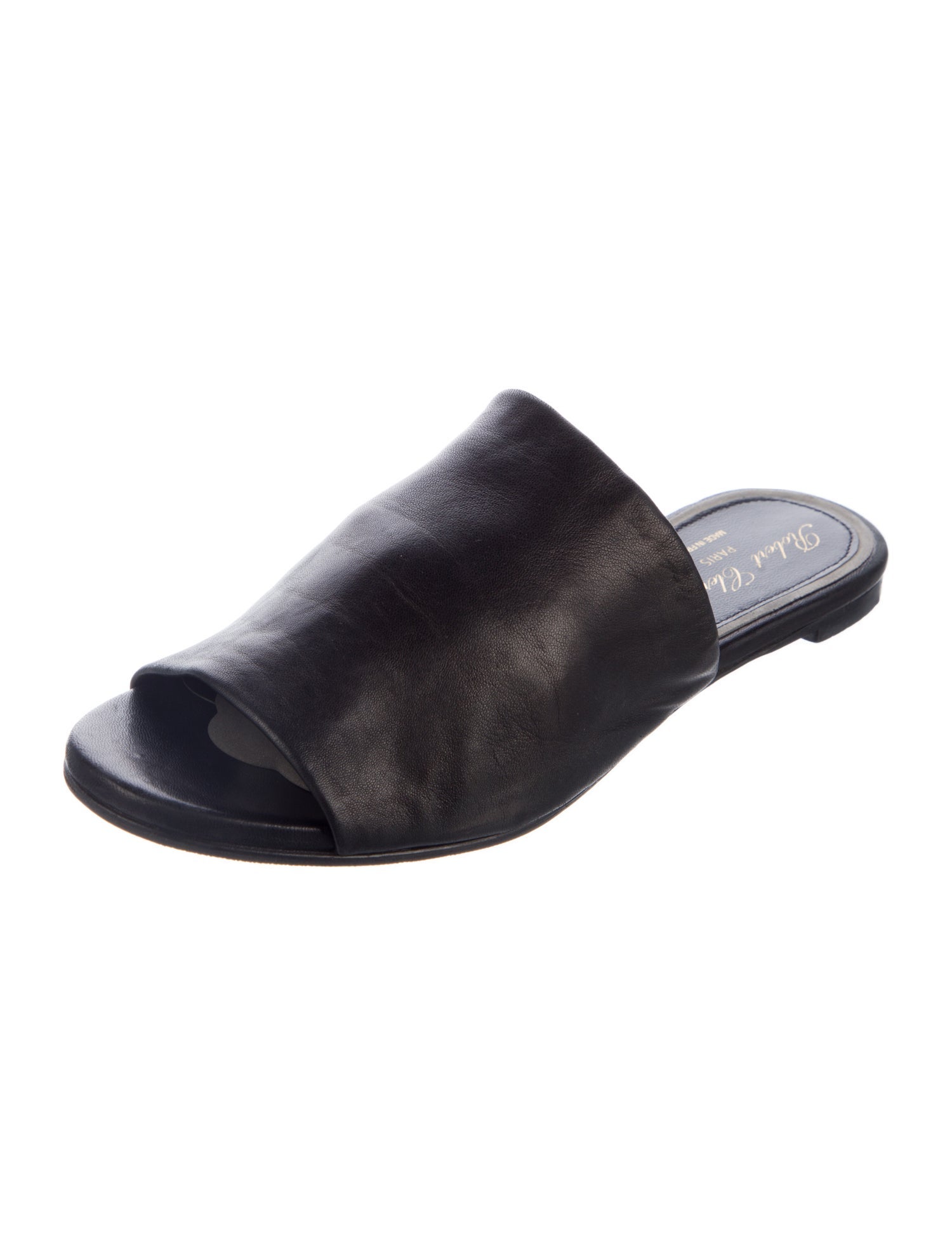 Robert Clergerie Leather Slides