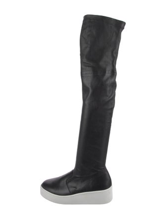Robert Clergerie Leather Sock Boots