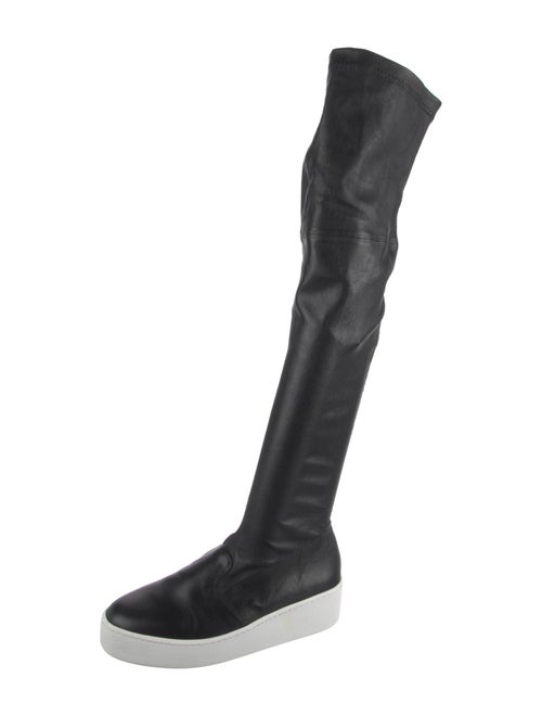 Robert Clergerie Leather Sock Boots