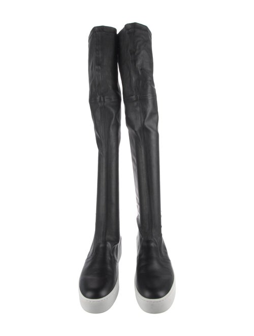 Robert Clergerie Leather Sock Boots