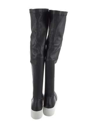 Robert Clergerie Leather Sock Boots