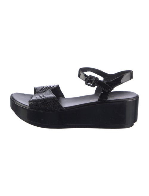 Robert Clergerie Patent Leather Slingback Sandals