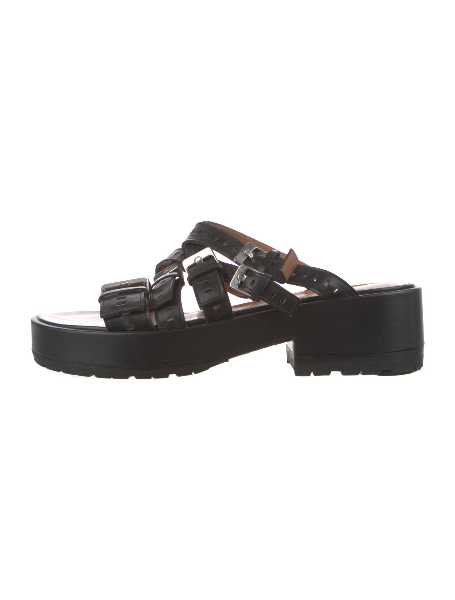 Robert Clergerie Leather Slides