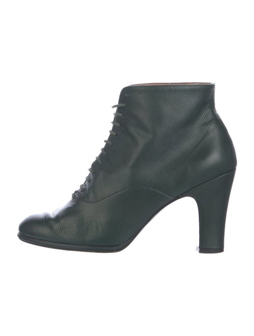 Robert Clergerie Leather Lace-Up Boots