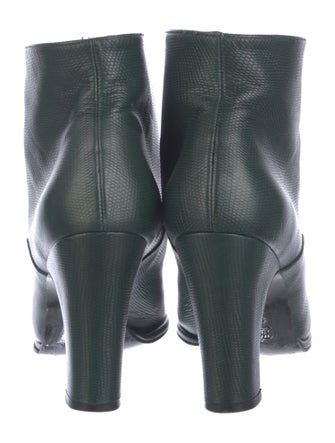 Robert Clergerie Leather Lace-Up Boots