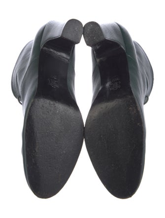 Robert Clergerie Leather Lace-Up Boots