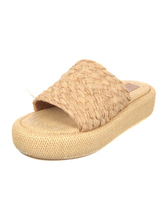 Robert Clergerie Straw Braided Accents Espadrilles