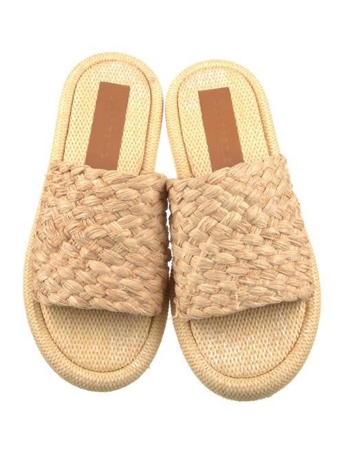 Robert Clergerie Straw Braided Accents Espadrilles