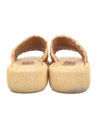 Robert Clergerie Straw Braided Accents Espadrilles