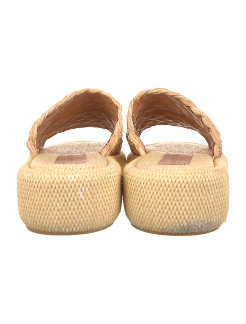 Robert Clergerie Straw Braided Accents Espadrilles