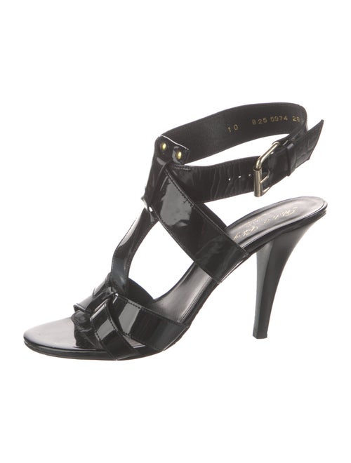 Robert Clergerie Patent Leather Gladiator Sandals
