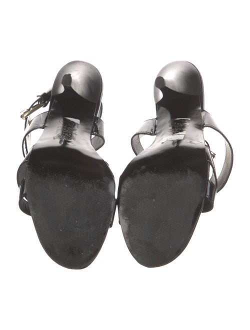 Robert Clergerie Patent Leather Gladiator Sandals