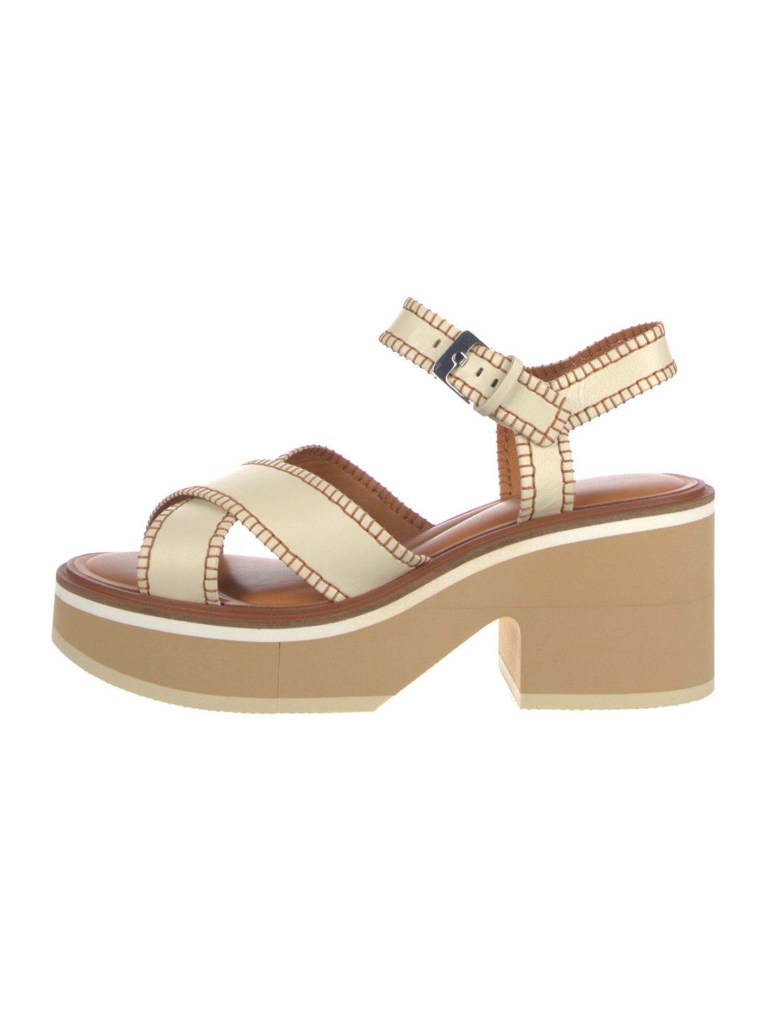 Robert Clergerie Leather Slingback Sandals w/ Tags