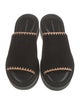 Robert Clergerie Suede Printed Slides