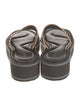 Robert Clergerie Suede Printed Slides