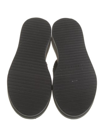 Robert Clergerie Suede Printed Slides