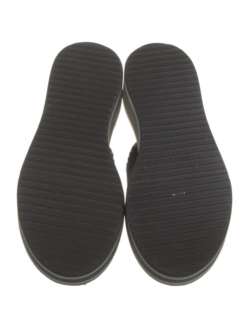 Robert Clergerie Suede Printed Slides