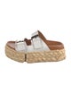 Robert Clergerie Leather Espadrilles