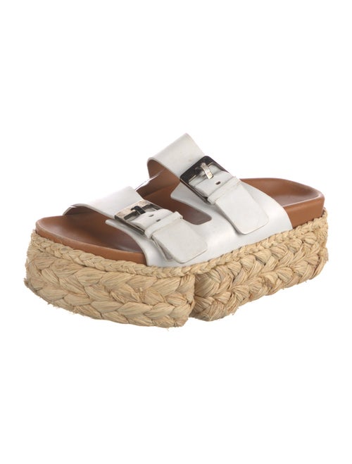 Robert Clergerie Leather Espadrilles