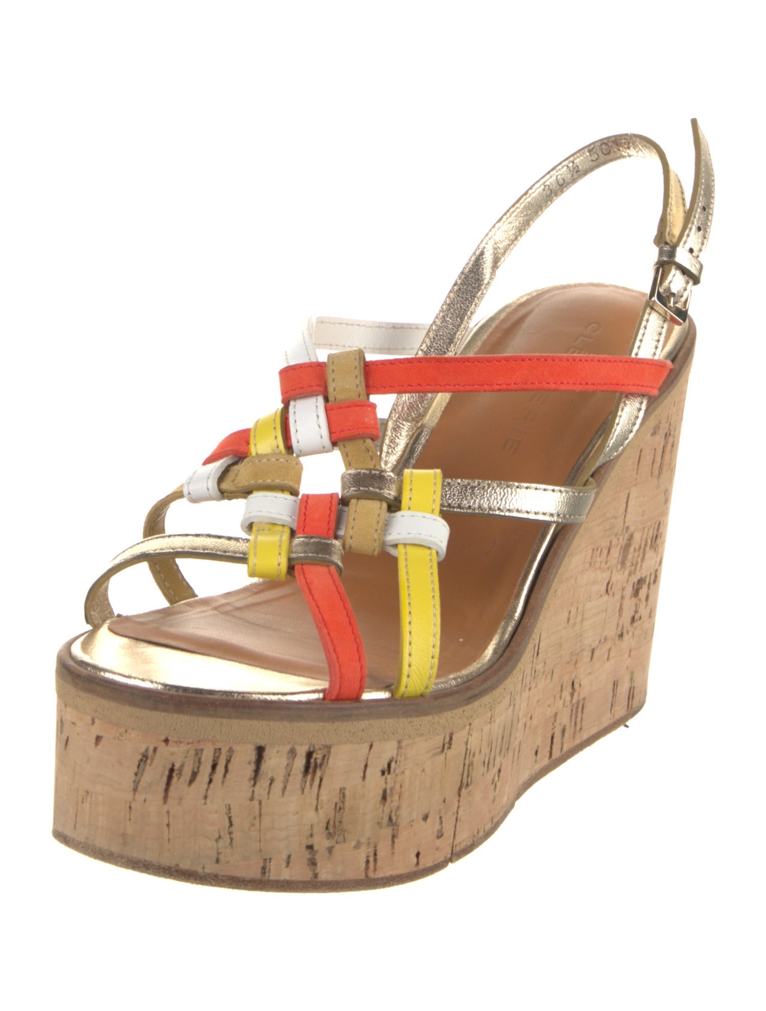 Robert Clergerie Leather Printed Sandals