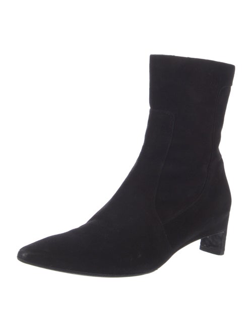 Robert Clergerie Suede Sock Boots