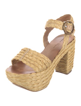 Robert Clergerie Straw Espadrilles