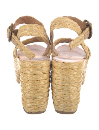 Robert Clergerie Straw Espadrilles