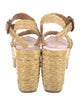 Robert Clergerie Straw Espadrilles