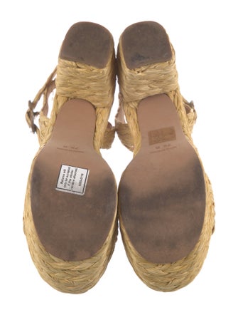 Robert Clergerie Straw Espadrilles