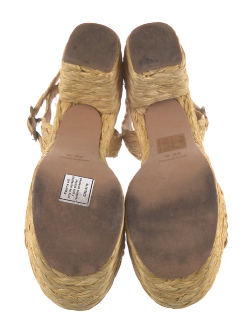 Robert Clergerie Straw Espadrilles