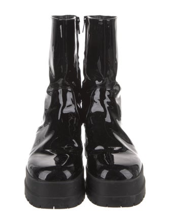 Robert Clergerie Patent Leather Combat Boots