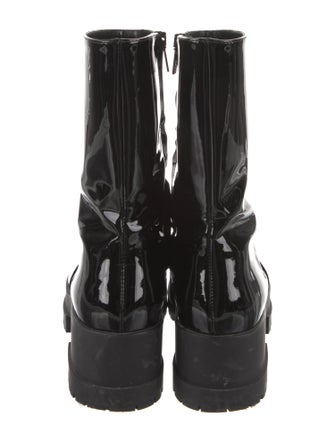 Robert Clergerie Patent Leather Combat Boots