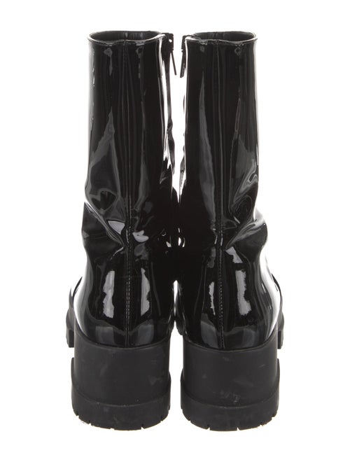 Robert Clergerie Patent Leather Combat Boots