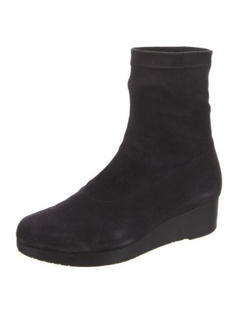 Robert Clergerie Suede Sock Boots