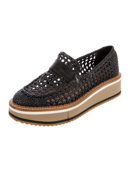 Robert Clergerie Leather Printed Espadrilles