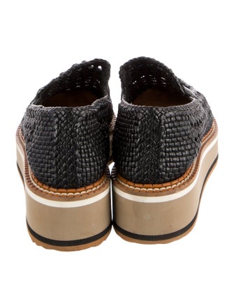 Robert Clergerie Leather Printed Espadrilles