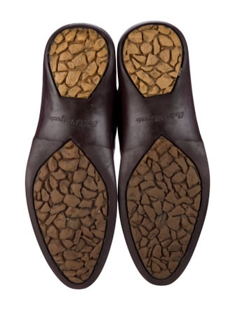 Robert Clergerie Leather Colorblock Pattern Lace-Up Boots