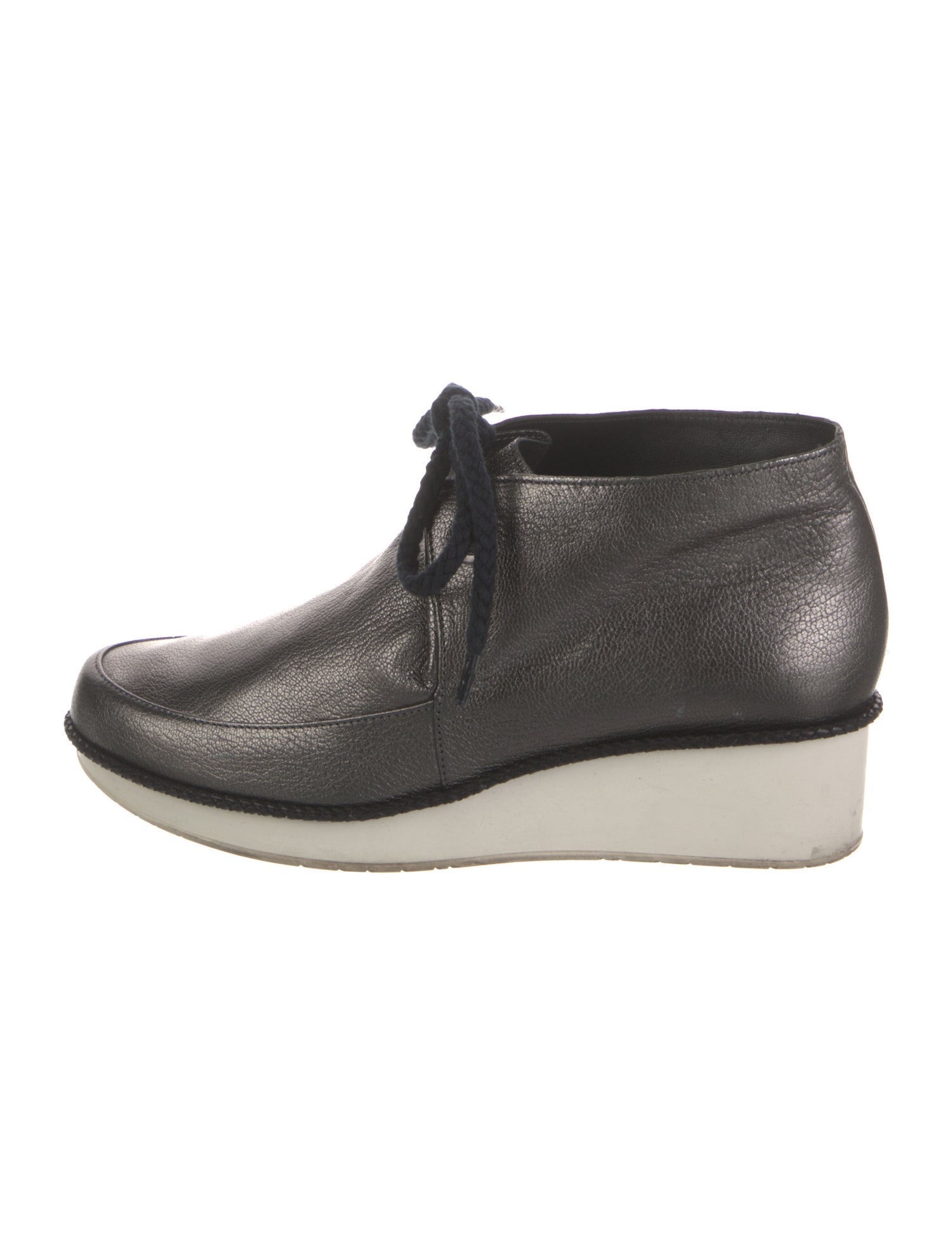 Robert Clergerie Leather Lace-Up Boots